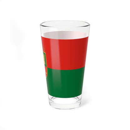 Flag of Hajmasker (Hungary) Pint Glass 16oz