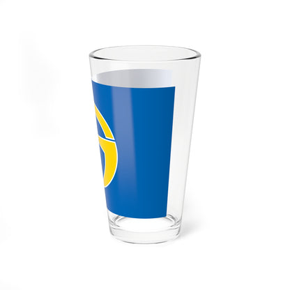 Flag of Asaba Shizuoka 1960-2005 (Japan) Pint Glass 16oz