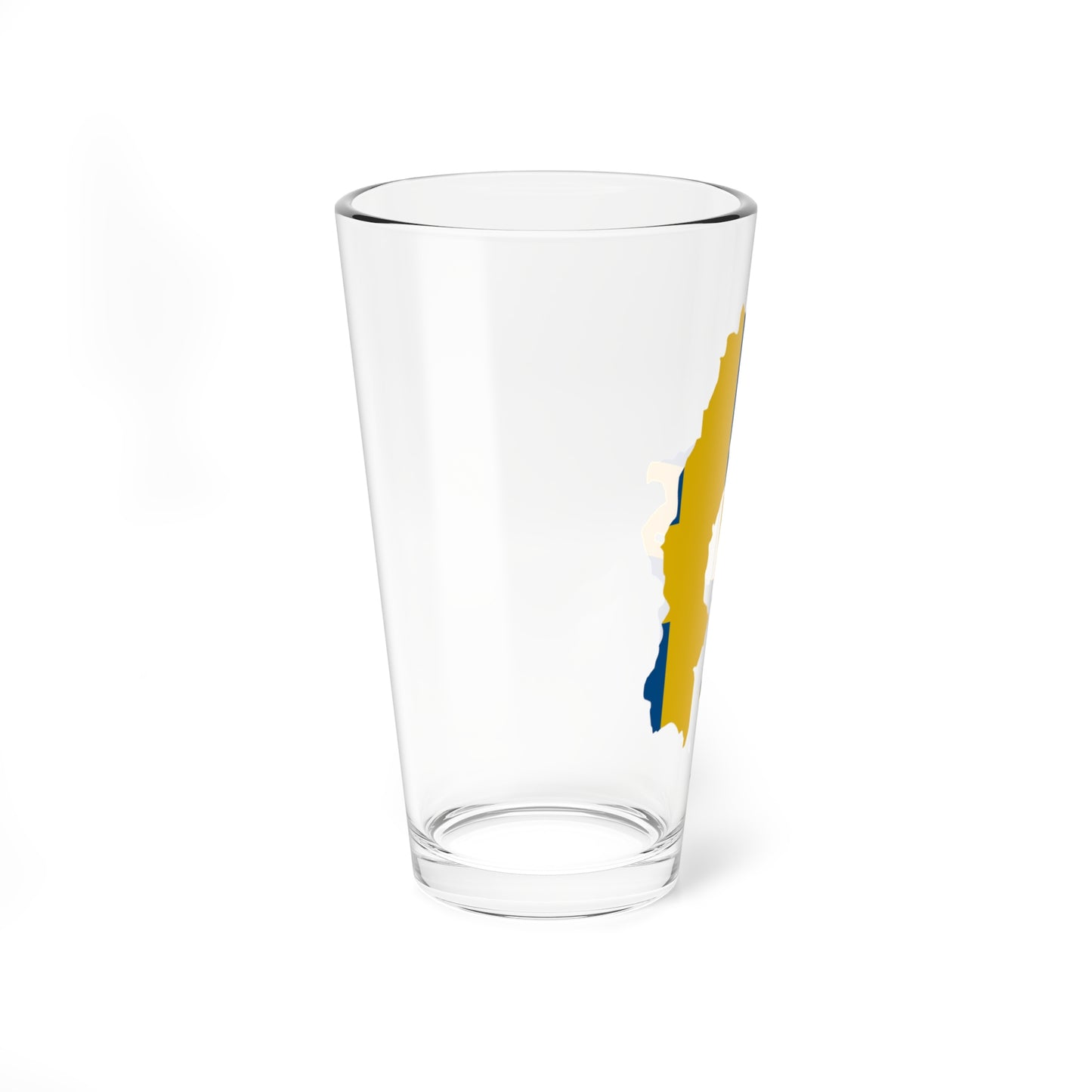 Flag-map of Sweden 1645 (Sweden) Pint Glass 16oz