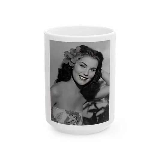 Debra Paget #49 2 (Vintage Female Icon) White Coffee Mug-15oz-Go Mug Yourself