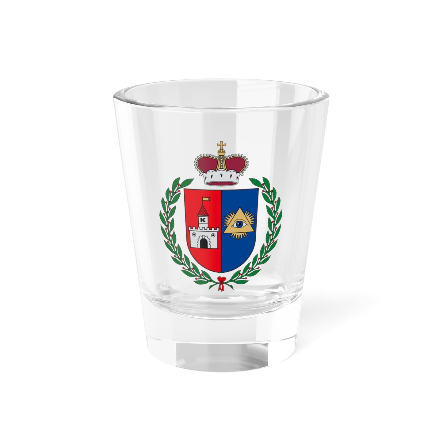 Kalvarija COA great (Lithuania) (Coat of Arms) Shot Glass 1.5oz