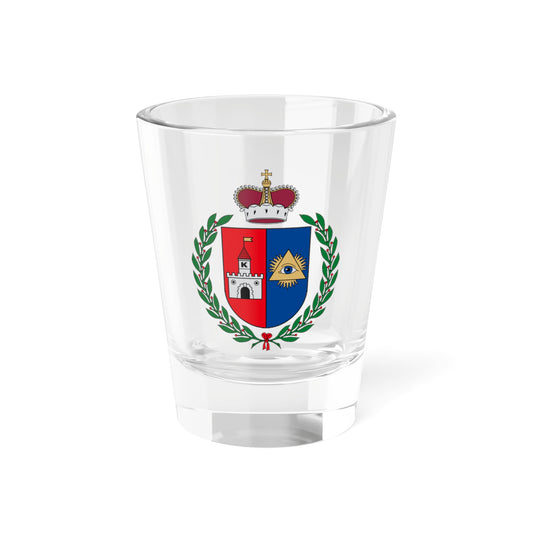 Kalvarija COA great (Lithuania) (Coat of Arms) Shot Glass 1.5oz