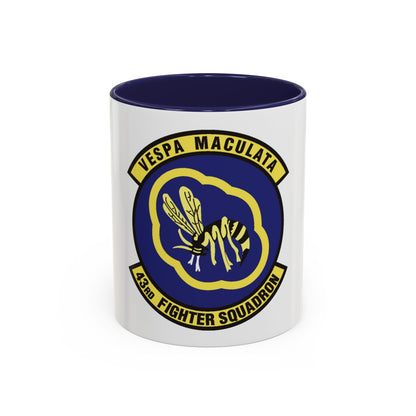 43d Fighter Squadron (U.S. Air Force) Accent Coffee Mug