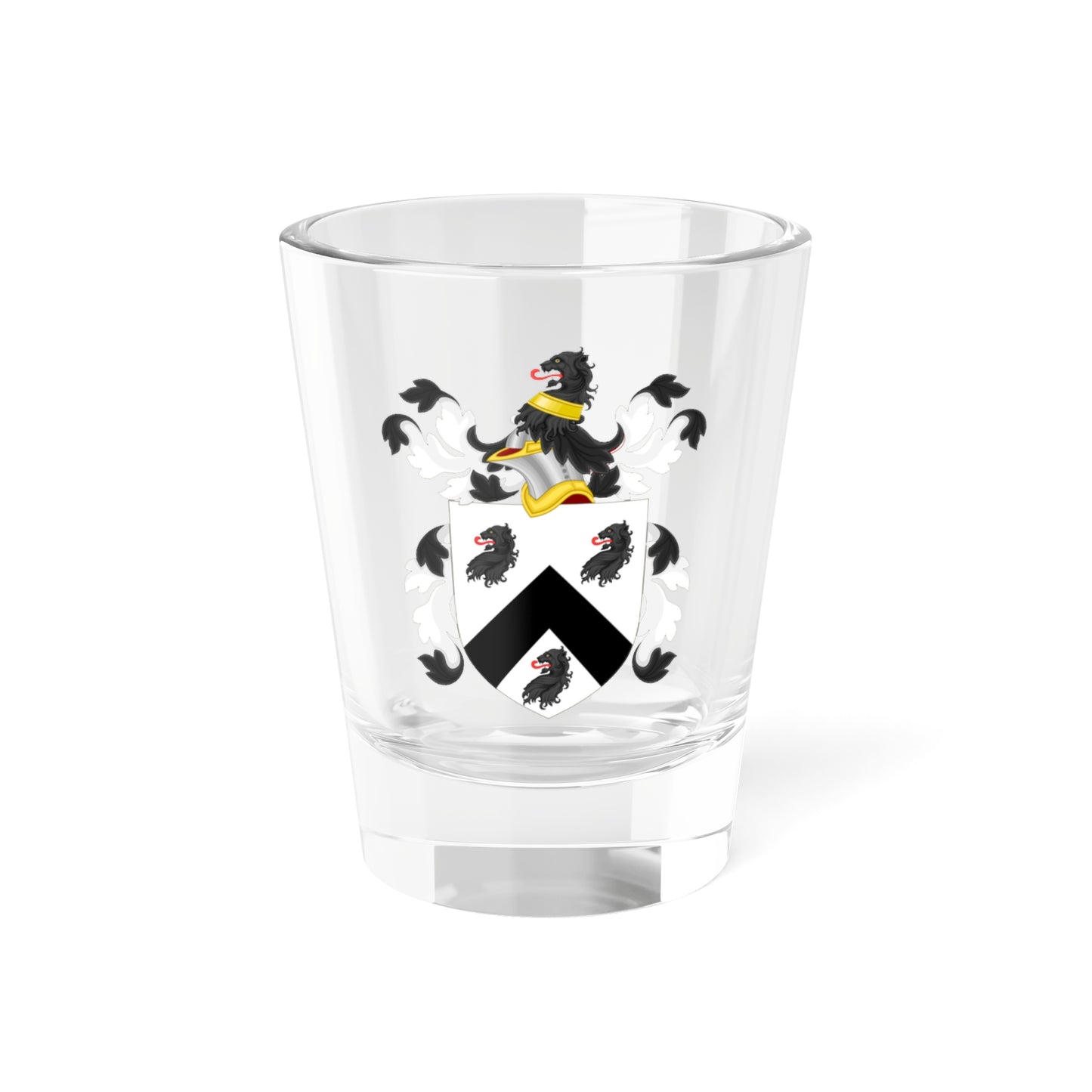 Coat of Arms of Isaac Allerton (United States) (Coat of Arms) Shot Glass 1.5oz