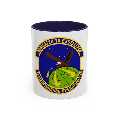 3d Maintenance Operations Squadron (U.S. Air Force) Accent Coffee Mug