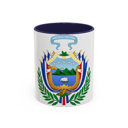 Coat of arms of Costa Rica (1848-1906) - Accent Coffee Mug