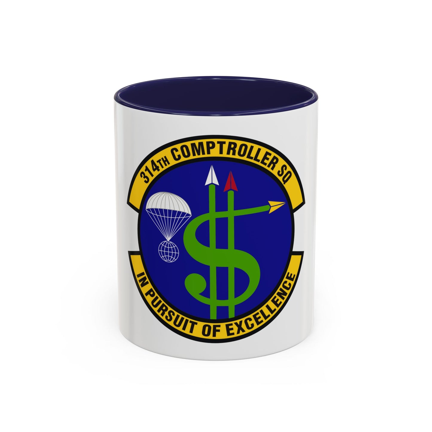 314th Comptroller Squadron (U.S. Air Force) Accent Coffee Mug