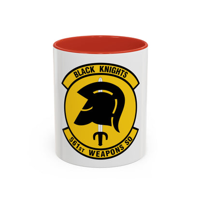 561 Weapons Squadron ACC (U.S. Air Force) Accent Coffee Mug