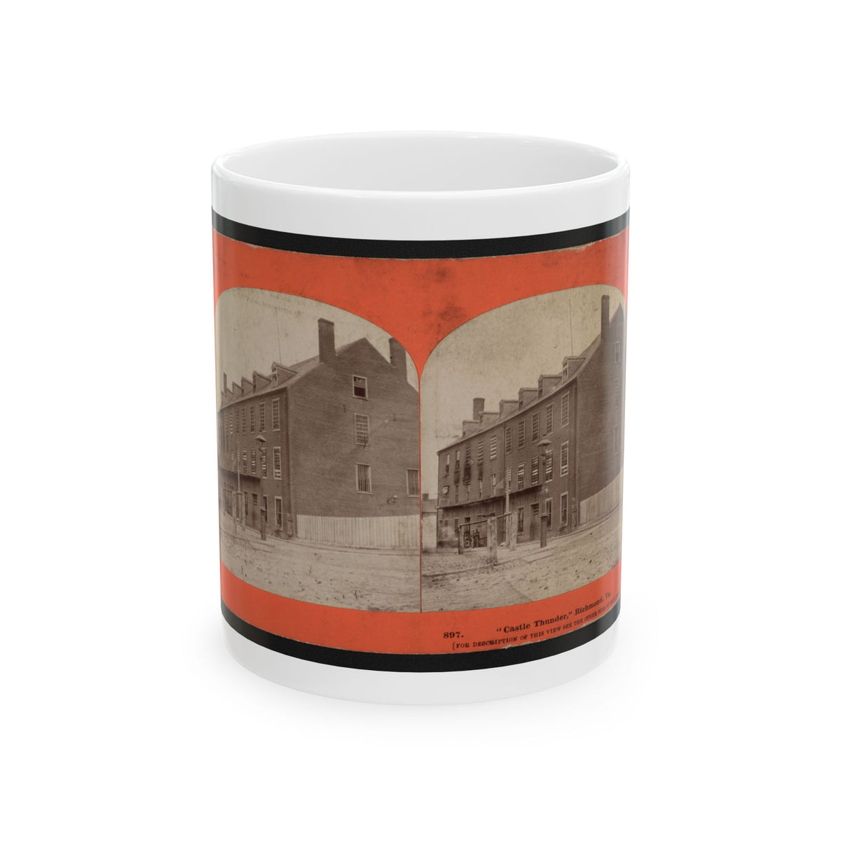 Castle Thunder,  Richmond, Va. (U.S. Civil War) White Coffee Mug