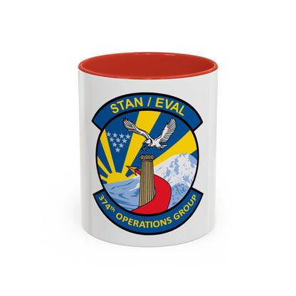 374th Operation Group (U.S. Air Force) Accent Coffee Mug