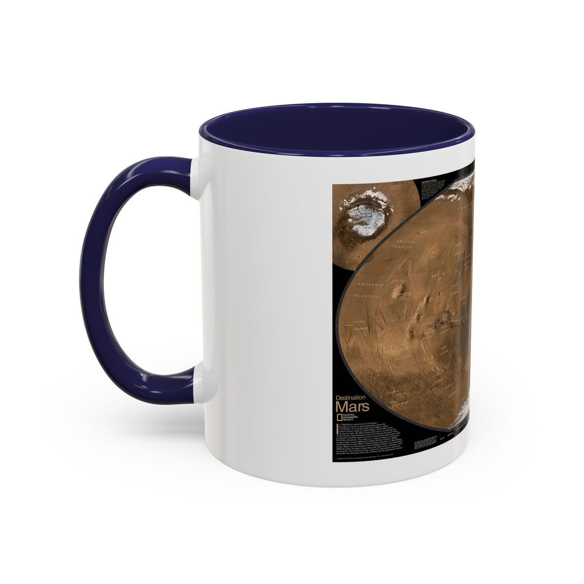 Space - MARS (2001) (Map) Accent Coffee Mug