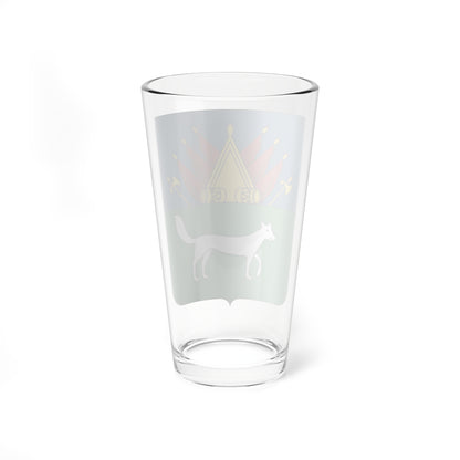 Coat of Arms of Turukhansk Tobolsk Viceroyalty 1785 (Russia) (Coat of Arms) Pint Glass 16oz