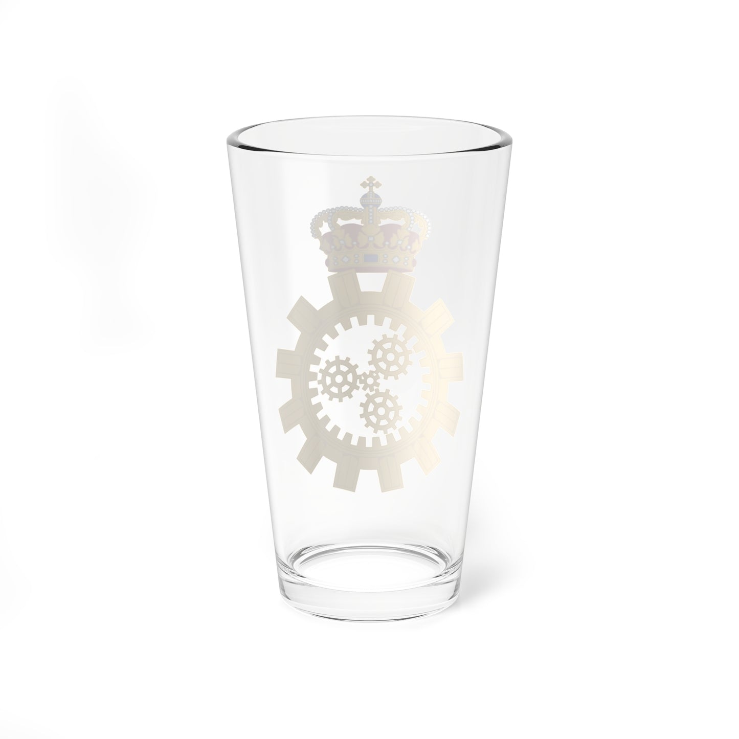 Emblem for the Danish Defence Maintenance Service (Denmark) (Coat of Arms) Pint Glass 16oz