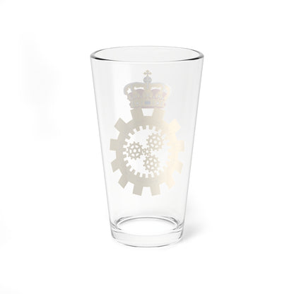 Emblem for the Danish Defence Maintenance Service (Denmark) (Coat of Arms) Pint Glass 16oz