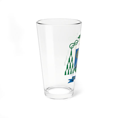 Escudo de Gonzalo de Villa y Vásquez (Spain) (Coat of Arms) Pint Glass 16oz