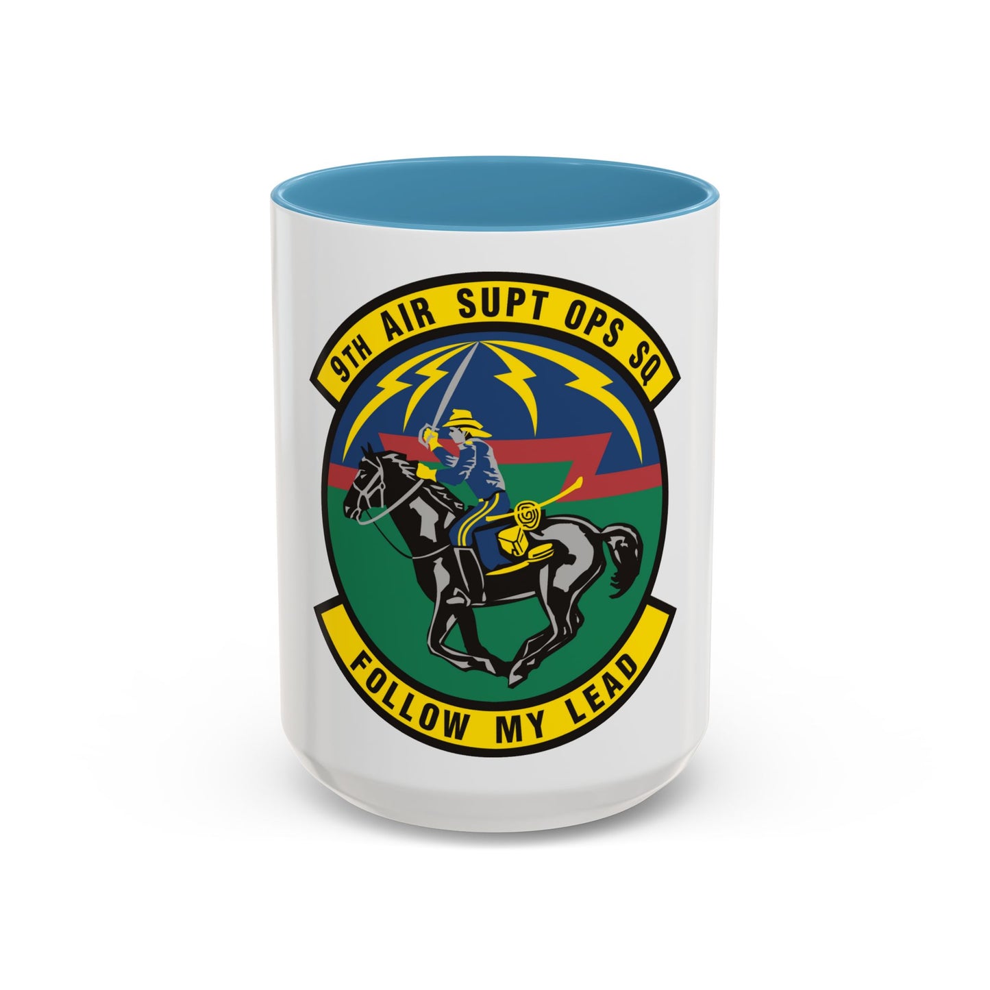 9th Air Support Operations Squadron (U.S. Air Force) Accent Coffee Mug