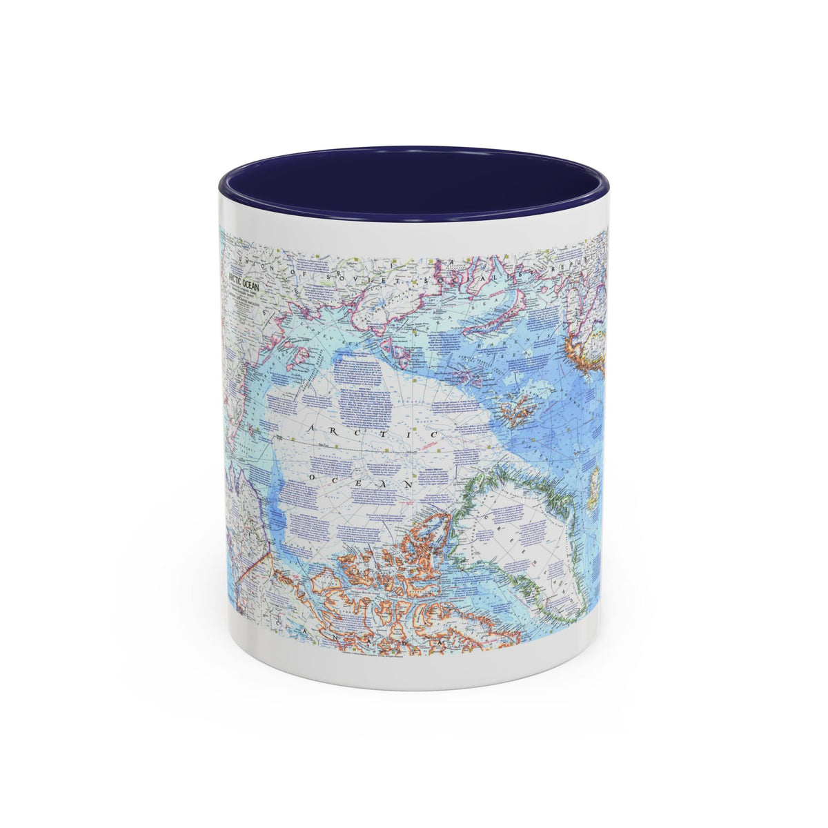 Arctic Ocean (1971) (Map) Accent Coffee Mug