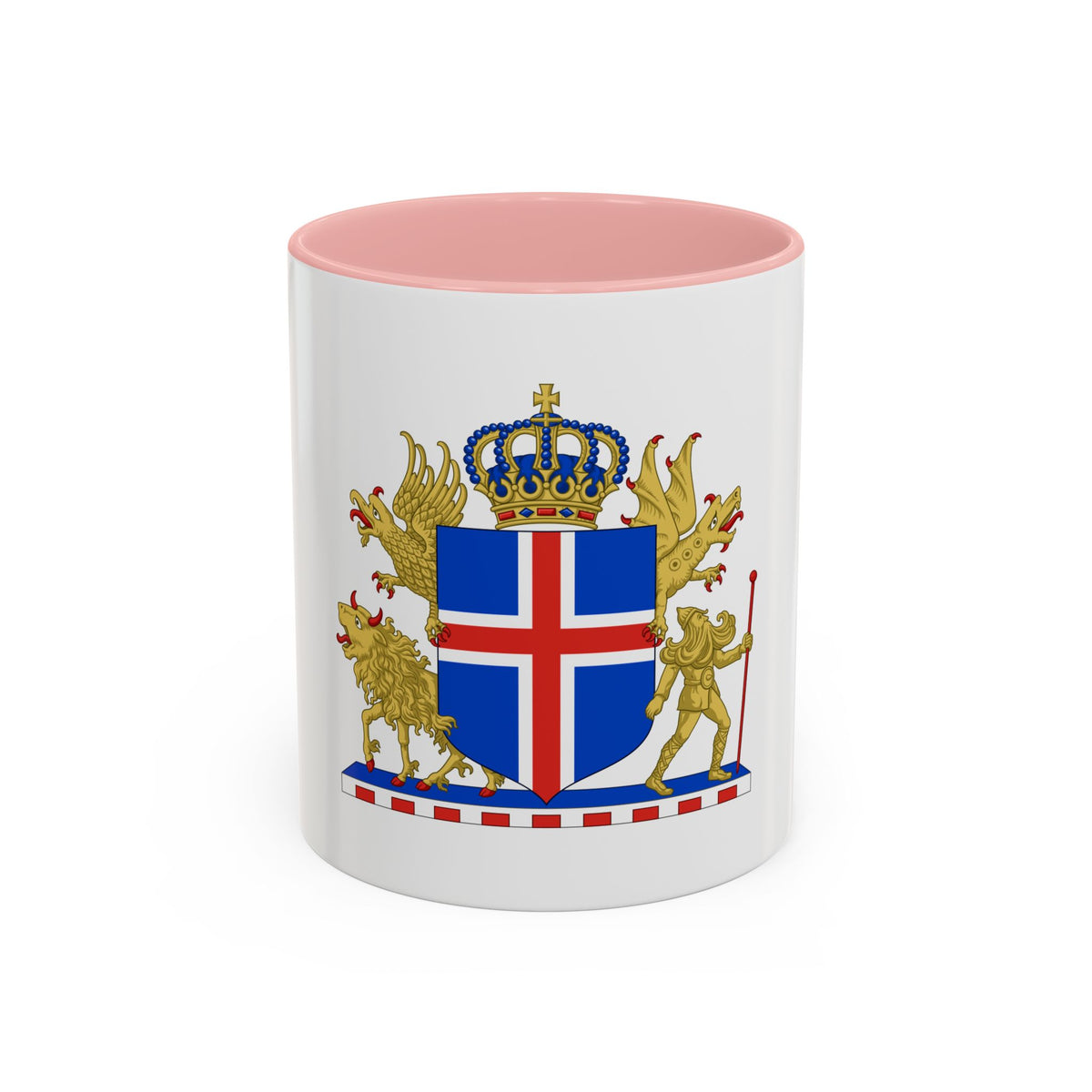 Kingdom of Iceland Coat of Arms - Accent Coffee Mug