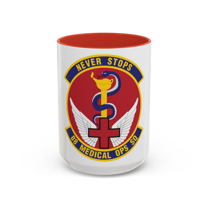 88th Medical Operations Squadron (U.S. Air Force) Accent Coffee Mug