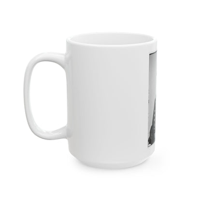 Portrait Of Maj. Gen. Alfred Pleasonton, Officer Of The Federal Army (U.S. Civil War) White Coffee Mug