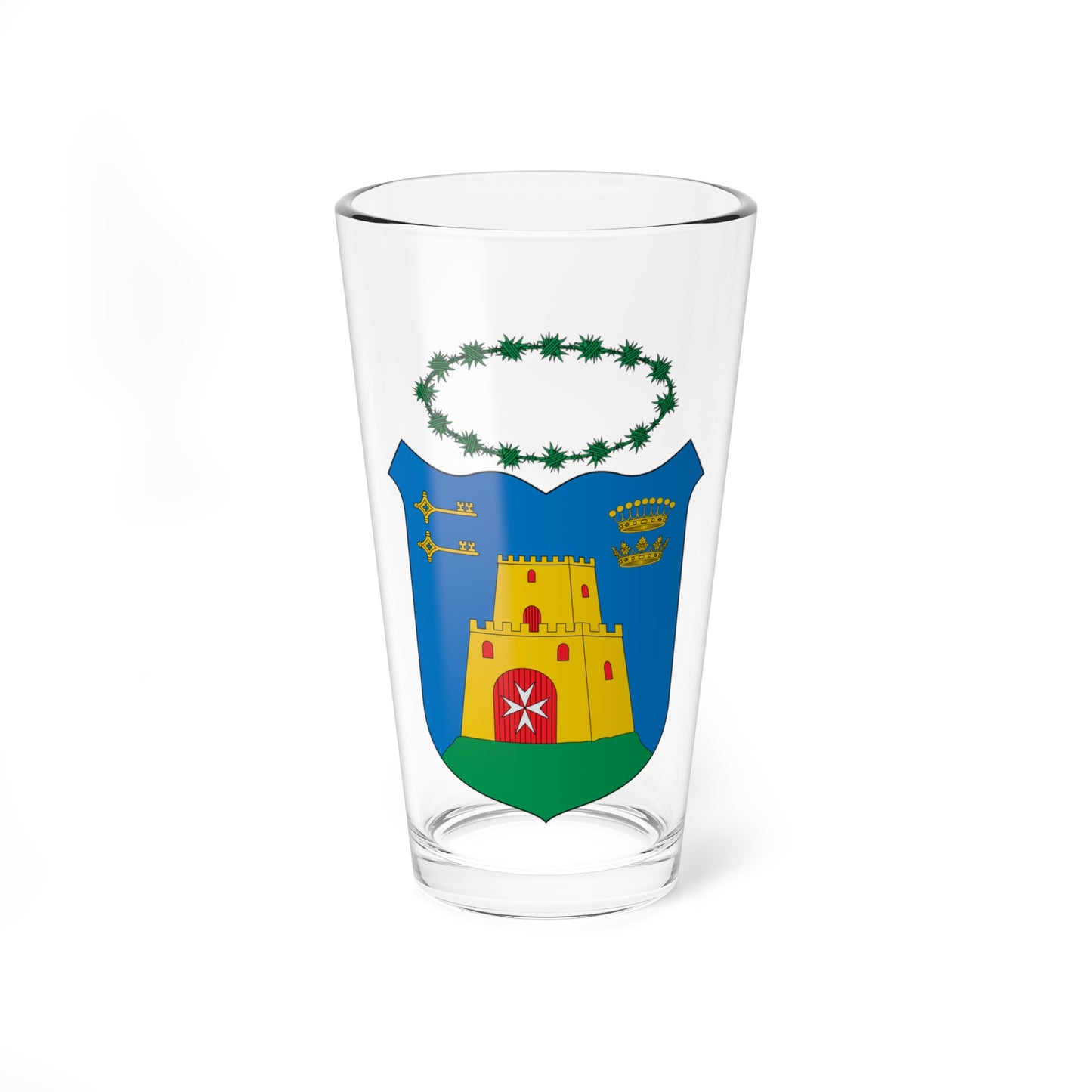 Escudo de Aliaga (Spain) (Coat of Arms) Pint Glass 16oz