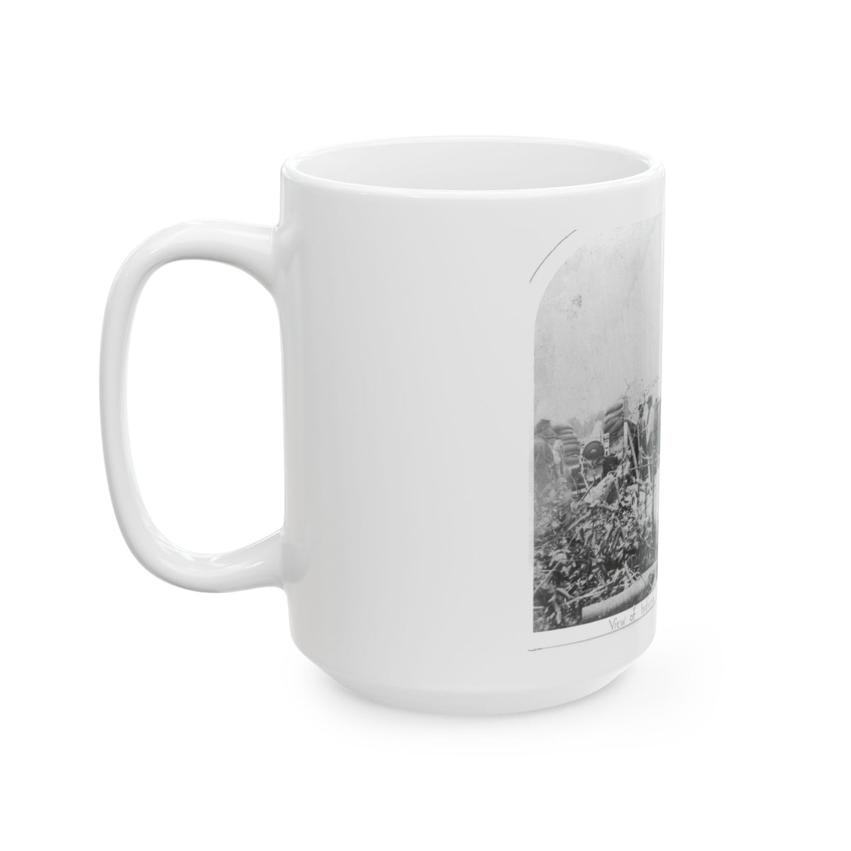 View Of Indiana Artillery, Port Hudson, La (U.S. Civil War) White Coffee Mug