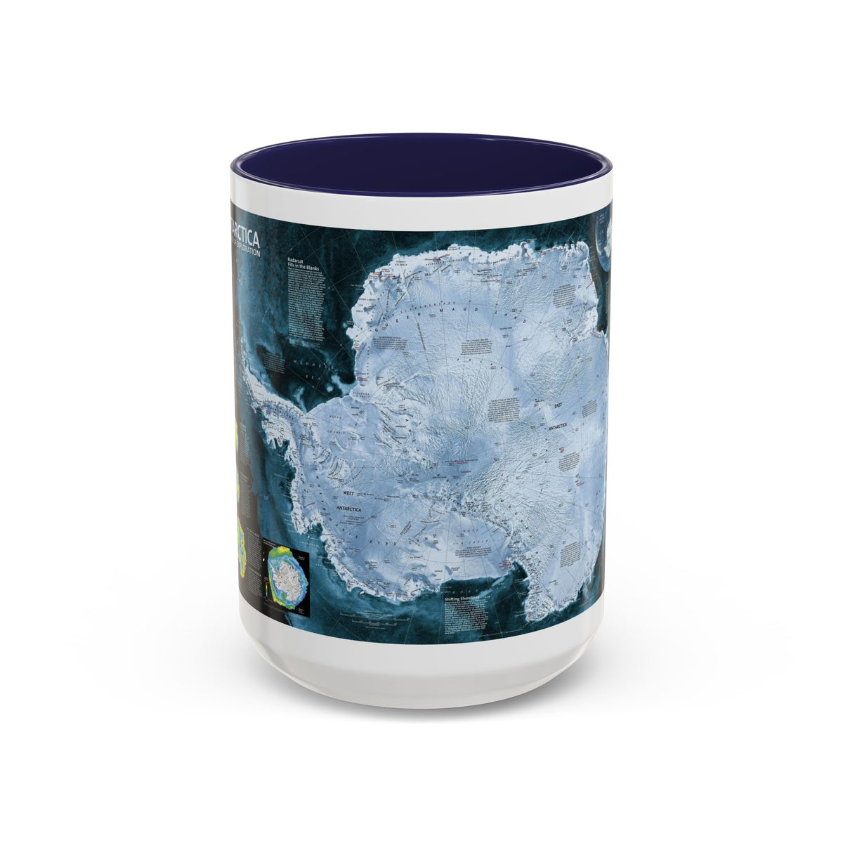 Antarctica (2002) (Map) Accent Coffee Mug