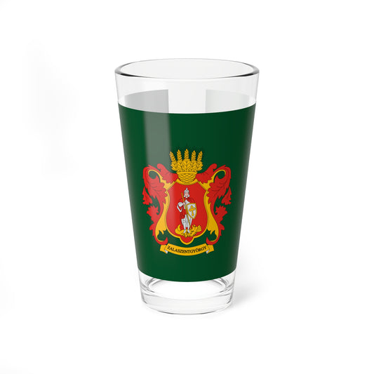Flag of Zalaszentgyorgy (Hungary) Pint Glass 16oz