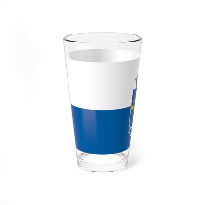 Flag of Rabahidveg (Hungary) Pint Glass 16oz