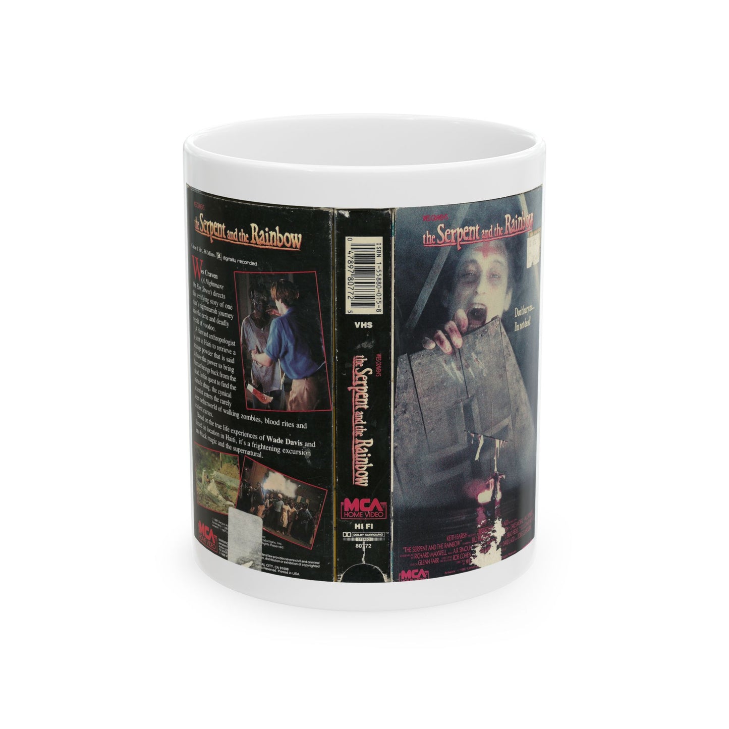 THE SERPENT AND THE RAINBOW (VHS COVER) - White Coffee Mug