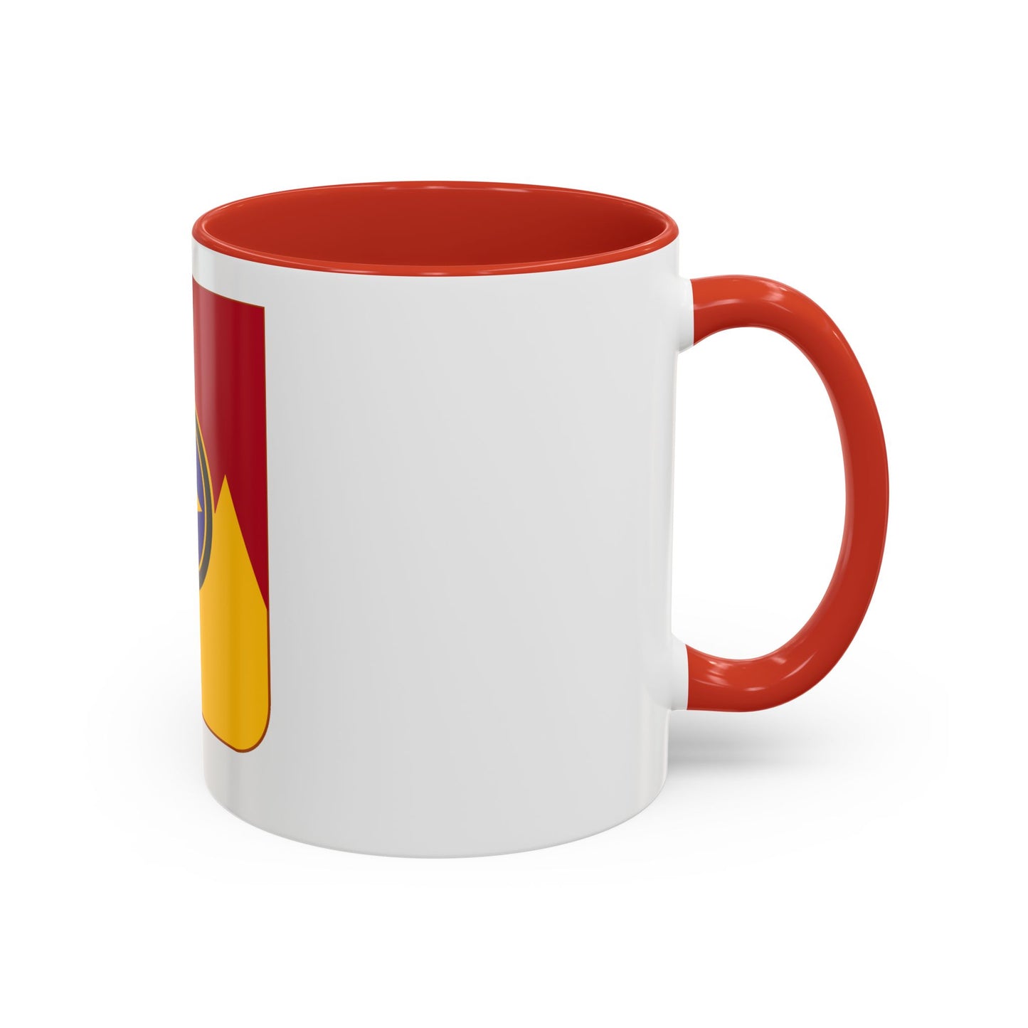 607th Armored Field Artillery Battalion v2 (U.S. Army) Accent Coffee Mug