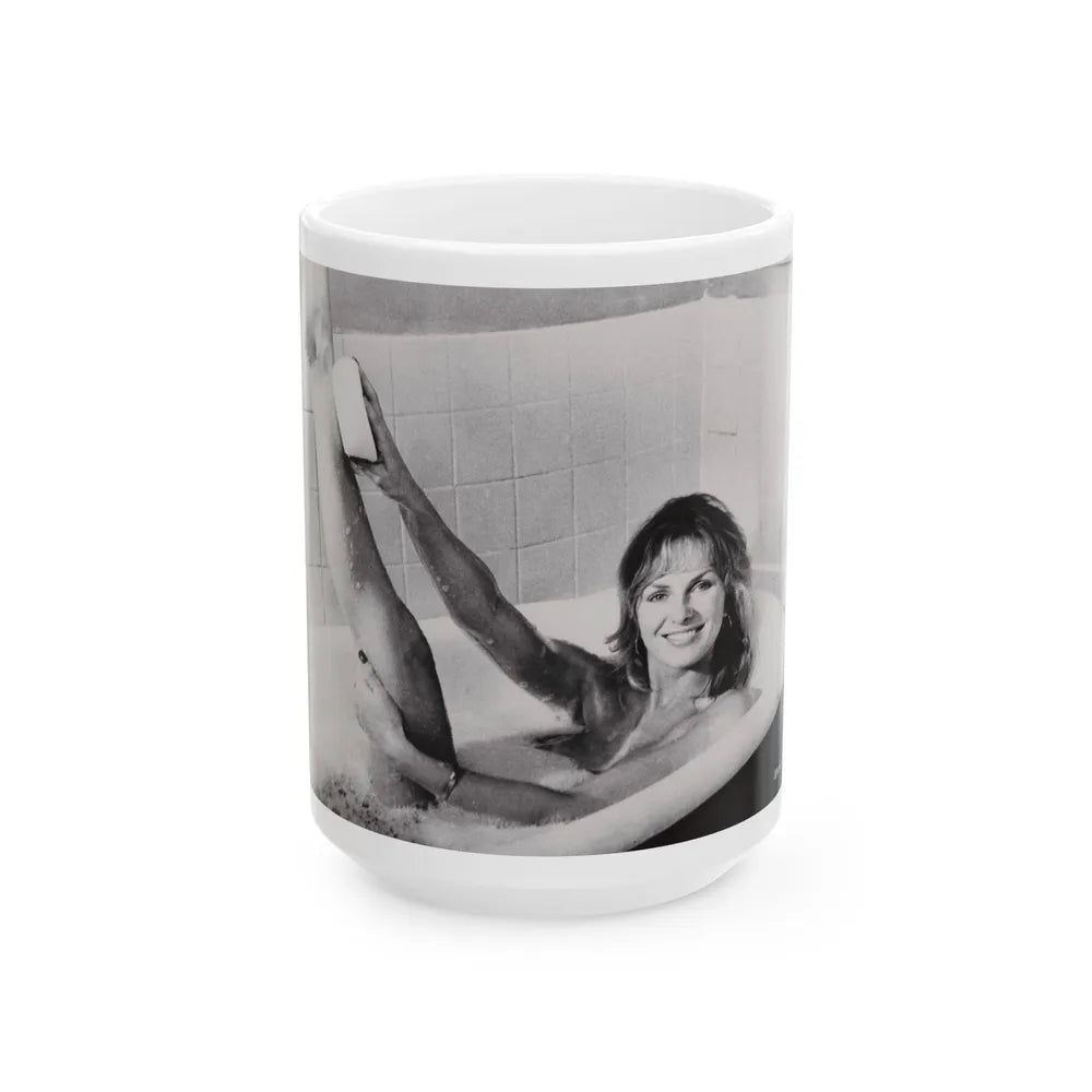 Julie Ege #206 (Vintage Female Icon) White Coffee Mug-15oz-Go Mug Yourself