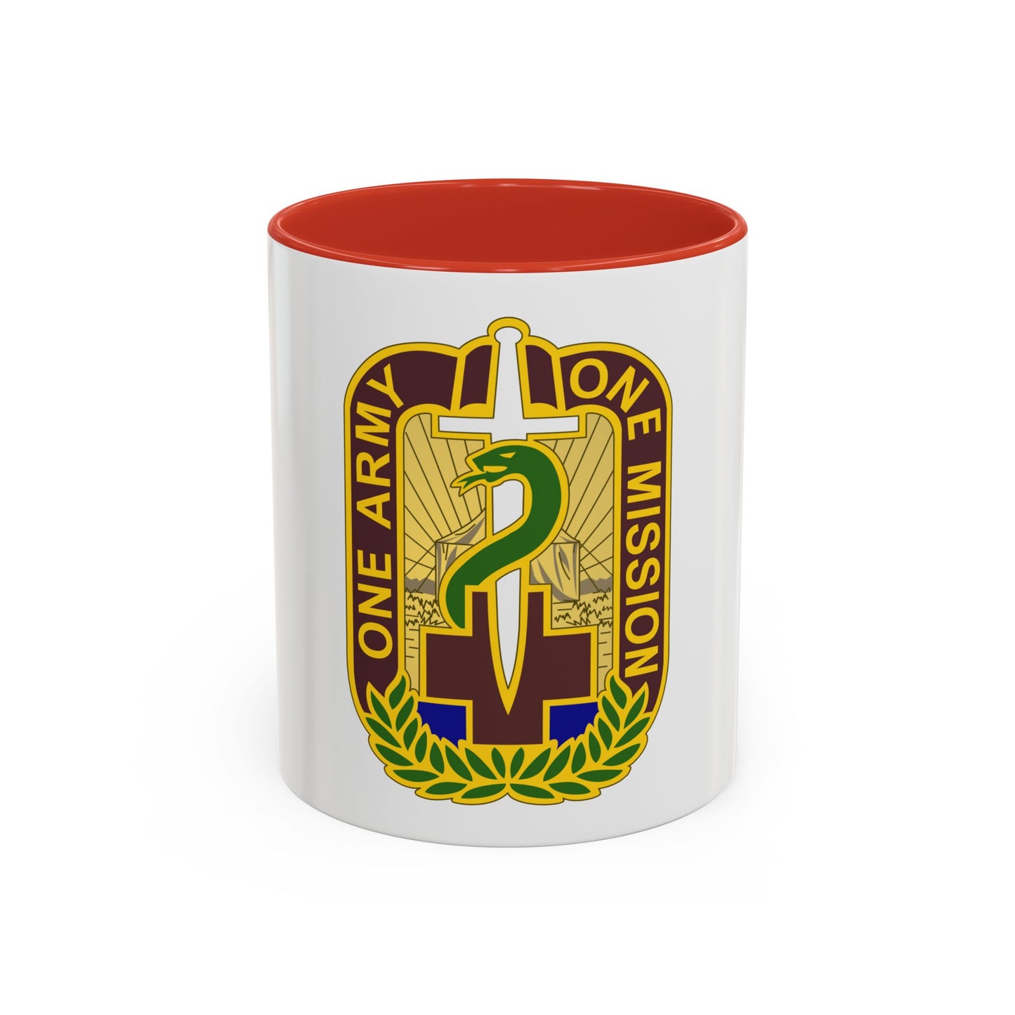 348 Field Hospital (U.S. Army) Accent Coffee Mug