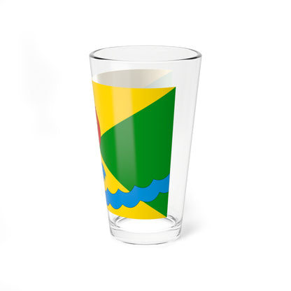 Flag of Gorkovsky rayon (Russia) Pint Glass 16oz