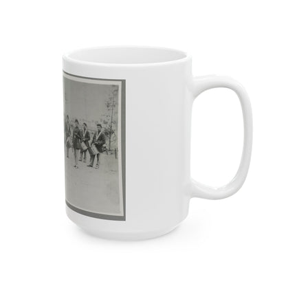 Drum Corps 30th Pa. Infantry (U.S. Civil War) White Coffee Mug