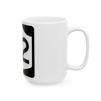 NY-22 (New York) (Road Sign) White Coffee Mug