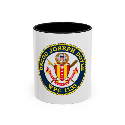 USCG C JOSEPH DOYLE W PC 1133 (U.S. Coast Guard) Accent Coffee Mug