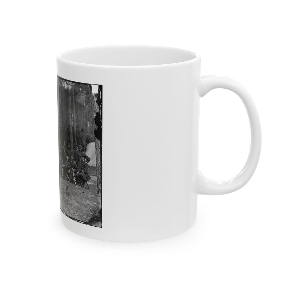 Petersburg, Virginia. Officers Of 114th Pennsylvania Infantry (U.S. Civil War) White Coffee Mug