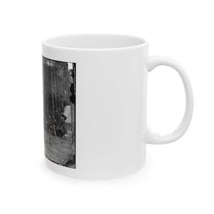 Petersburg, Virginia. Officers Of 114th Pennsylvania Infantry (U.S. Civil War) White Coffee Mug