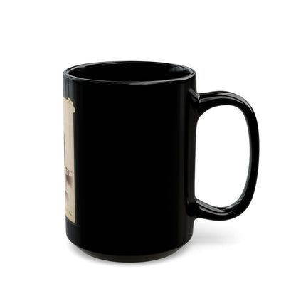 Full-Length Portrait Of An African American Veteran And Gar Member, Standing On Rug Between Table And Chair (U.S. Civil War) Black Coffee Mug