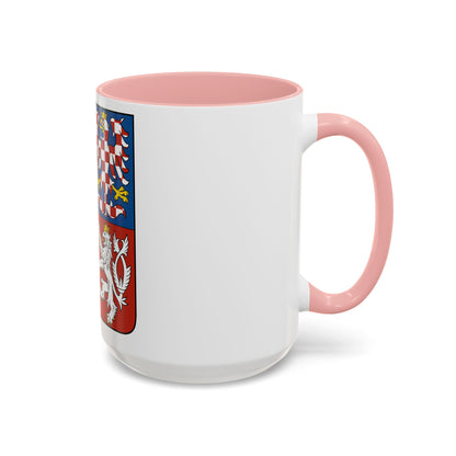 Coat of arms of the Czech Republic - Accent Coffee Mug