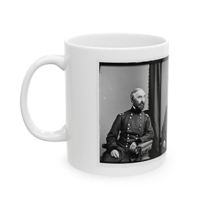Brig. Gen. G.W. Cullum Was Appointed Chief Of Staff To General Henry W. Halleck (U.S. Civil War) White Coffee Mug