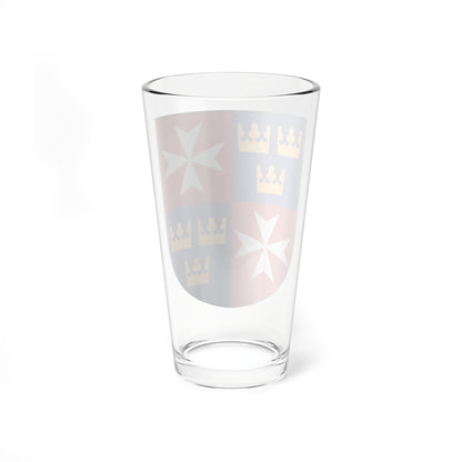 Johanniterorden i Sverige vapen (Sweden) (Coat of Arms) Pint Glass 16oz