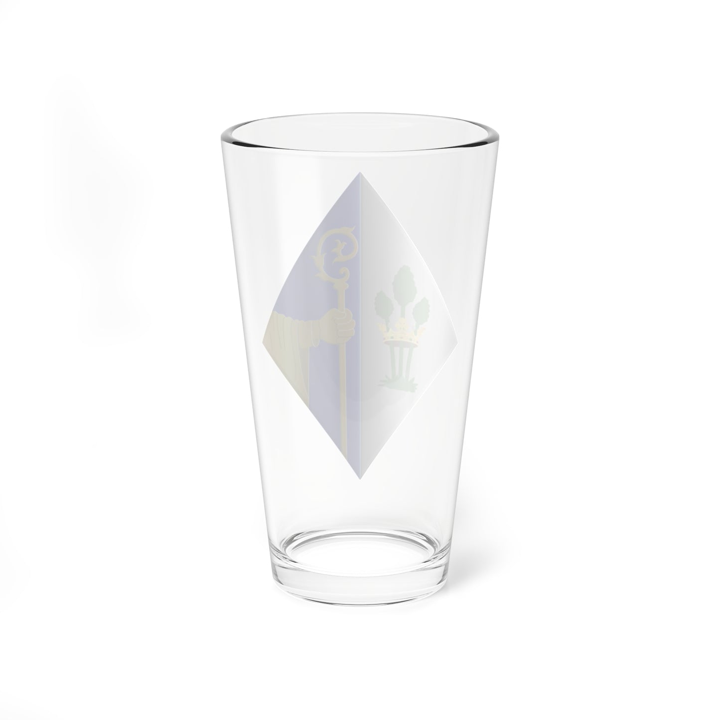 Vorst-Forest wapen (Belgium) (Coat of Arms) Pint Glass 16oz