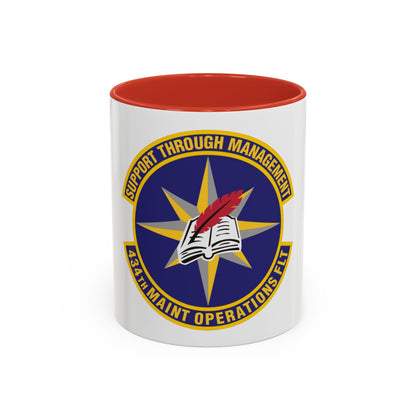 434th Maintenance Operations Flight (U.S. Air Force) Accent Coffee Mug