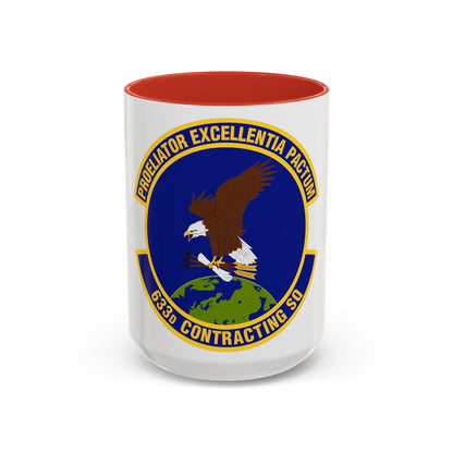 633d Contracting Squadron (U.S. Air Force) Accent Coffee Mug