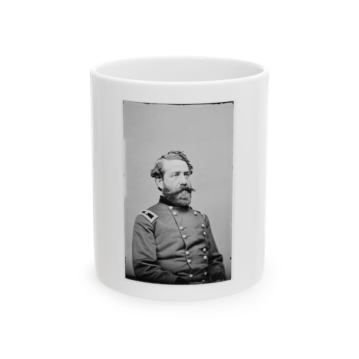 Brig. Gen. J.M. Brannon, Commanded 10th Army Corps In 1862-3 (U.S. Civil War) White Coffee Mug