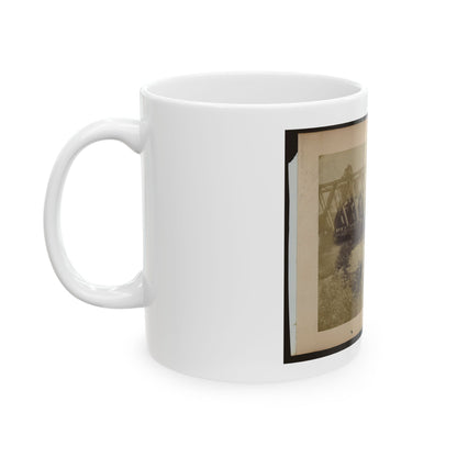 Railroad Trestle Bridge (U.S. Civil War) White Coffee Mug