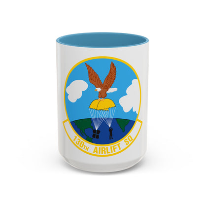 130 Airlift Squadron (U.S. Air Force) Accent Coffee Mug