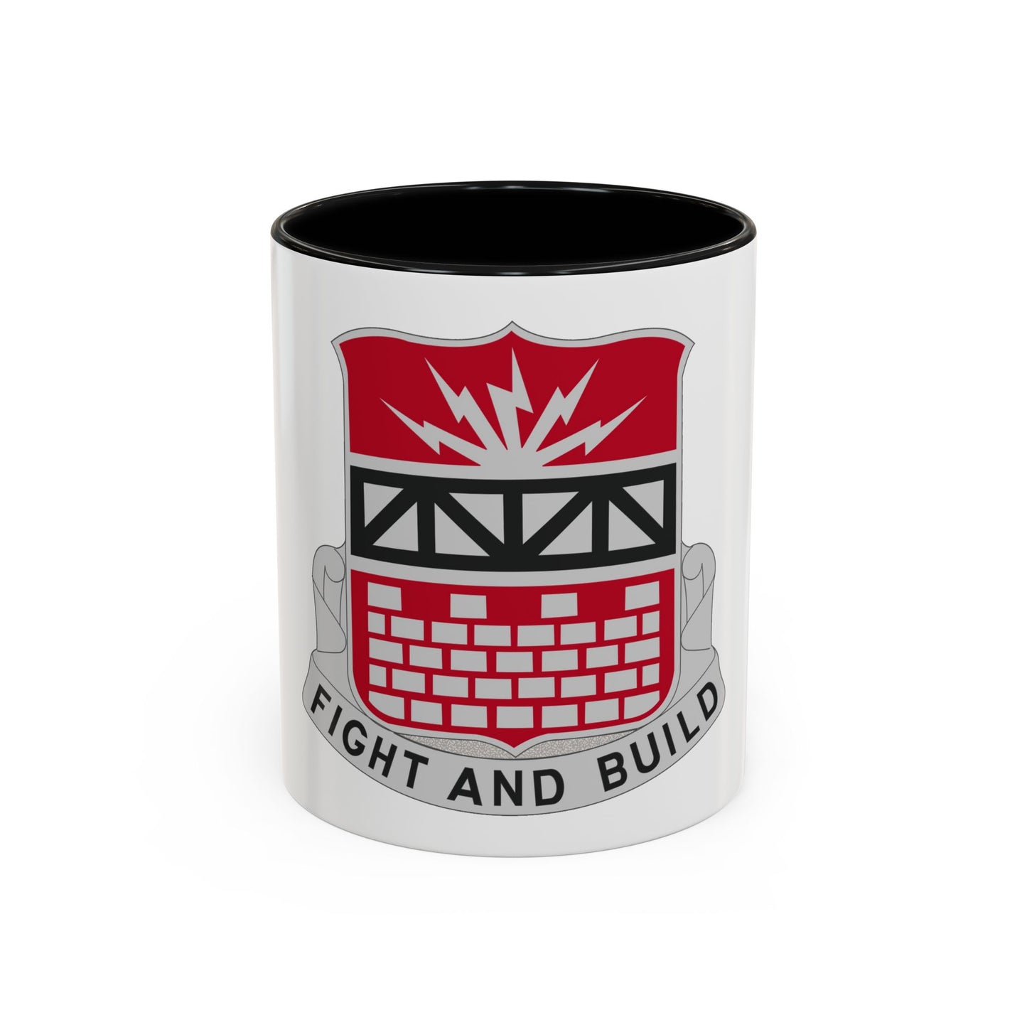 216 Engineer Battalion (U.S. Army) Accent Coffee Mug